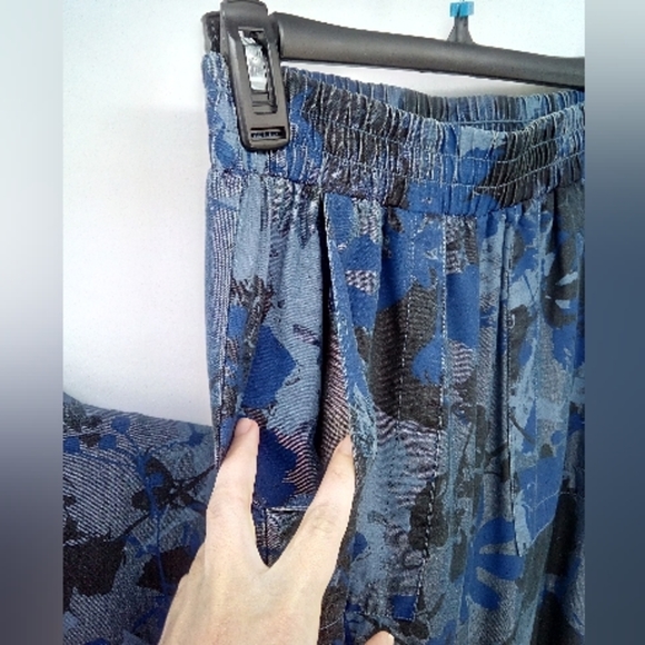 Juicy Couture Set Blue Floral Camo Camouflage Track Suit Jacket Joggers XS S - Picture 5 of 16